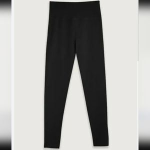OAK + FORT Black Mid Rise Leggings